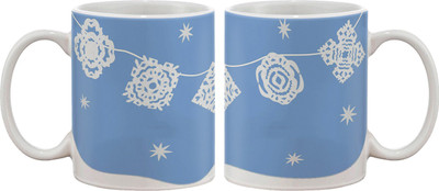 

Artifa Winter Abstract Porcelain, Ceramic Mug(350 ml), Multicolor