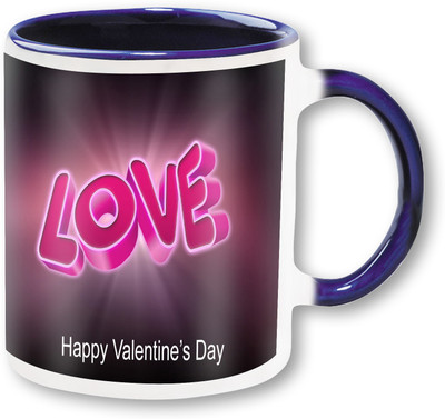 

PhotogiftsIndia Happy Valentine Day With Love 02.Jpg Ceramic Mug(325 ml), Multicolor