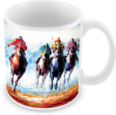 

Sleep Nature's SN-MG-2343 Ceramic Mug(350 ml), Multicolor