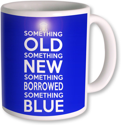 PhotogiftsIndia Something old Something New Coffee Ceramic Mug(350 ml), Multicolor