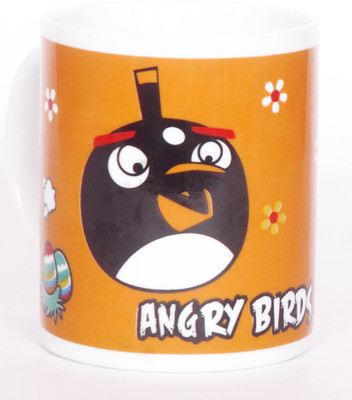 

A mug angry bird Ceramic Mug(350 ml), Orange