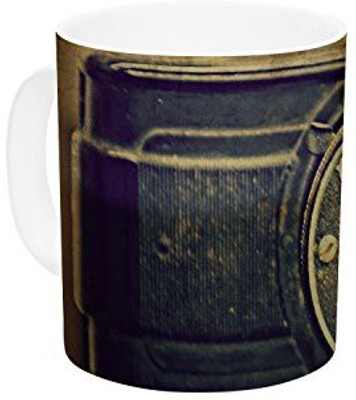

Kess InHouse InHouse Robin Dickinson Discarded Treasure Vintage Camera Ceramic Coffee, 11 oz, Multicolor Ceramic Mug(60 ml)