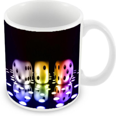 

Sleep Nature's SN-MG-246 Ceramic Mug(350 ml), Multicolor