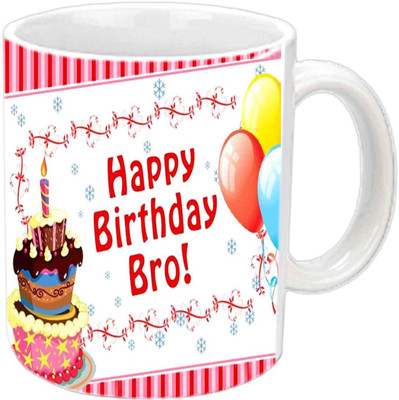 

Raj Laxmi b'day cake candles balloons white Ceramic Mug(350 ml)