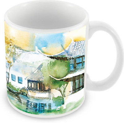 

Sleep Nature's SN-MG-2354 Ceramic Mug(350 ml), Multicolor