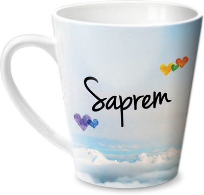

Hot Muggs Simply Love You Saprem Conical Ceramic Mug(350 ml)