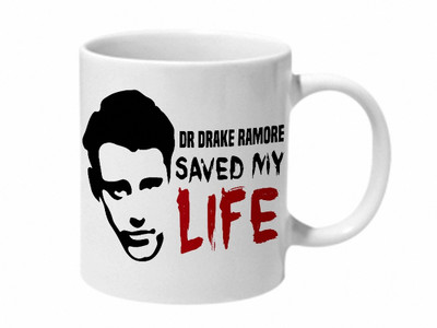 

Mooch Wale Friends Dr Drake Ramore Saved My Life Ceramic Mug(325 ml), Multicolor