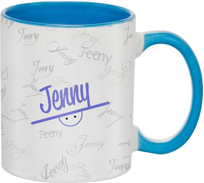 

SKY TRENDS Jenny Birthday Gift Coffee 350 ML Ceramic Mug(350 ml), Multicolor