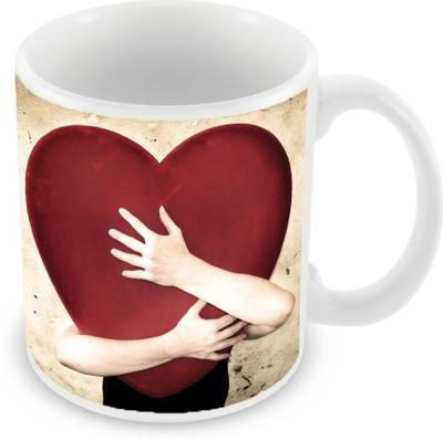 

Sleep Nature's SN-MG-2590 Ceramic Mug(350 ml), Red