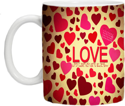 

mahis fashion mahi mug 143 Ceramic Mug(250 ml), White