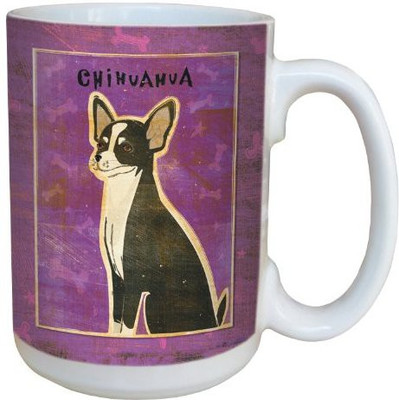 

Tree-Free Greetings Greetings sg44074 Black and White Chihuahua by John W. Golden Ceramic with Full-Sized Handle, 15-Ounce Ceramic Mug(60 ml)