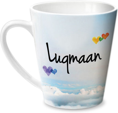 

Hot Muggs Simply Love You Luqmaan Conical Ceramic Mug(350 ml)
