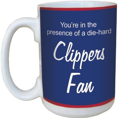

Tree-Free Greetings Greetings lm44151 Clippers Basketball Fan Ceramic with Full-Sized Handle, 15-Ounce Ceramic Mug(60 ml), Multicolor