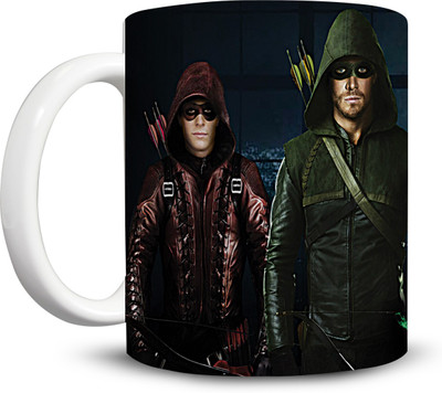 

Ackme Design Hollywood Tv Shows, Arrow Ceramic Mug(325 ml), Multicolor