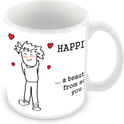 

Sleep Nature's SN-MG-2654 Ceramic Mug(350 ml), White
