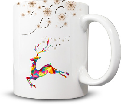 

Ackme Design Pattern, deer, Love Coffees Ceramic Mug(325 ml), Multicolor