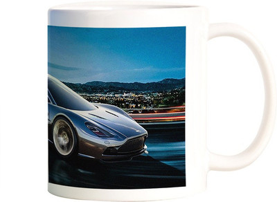 

Rangeele Inkers Aston martin Car Ceramic Mug(300 ml), Multicolor