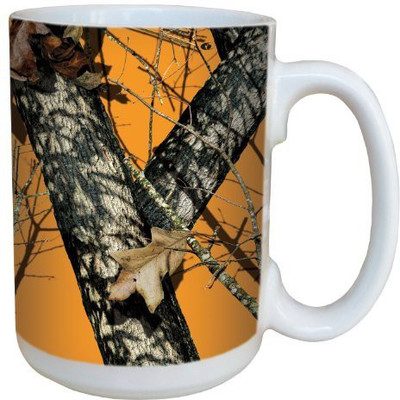 

Tree-Free Greetings Greetings 79609 Blaze Pattern by Mossy Oak Camo 15-Ounce Ceramic with Full-Sized Handle, Multicolored Ceramic Mug(60 ml), Multicolor