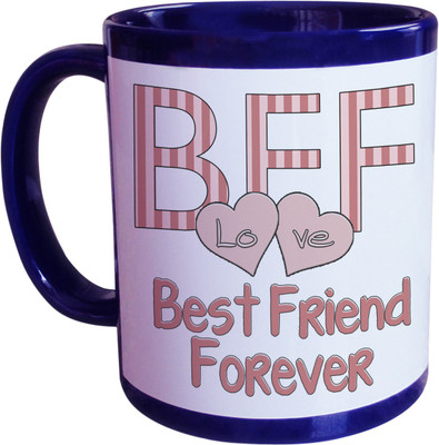 66% OFF on SajawatHomes Best Friend Forever Blue Coffee Ceramic Coffee Mug(350 ml) 66% OFF on SajawatHomes Best Friend Forever Blue Coffee Ceramic Coffee Mug(350 ml)