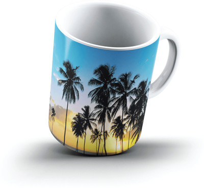 

Ucard Palm Paradise St Lucia2568 Bone China, Ceramic, Porcelain Mug(325 ml)