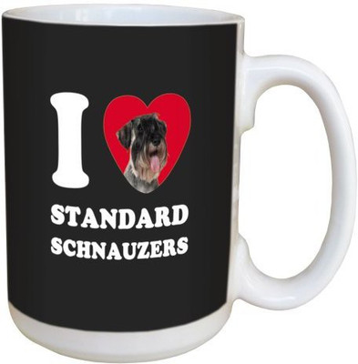 

Tree Free Free Greetings LM45128 I Heart Standard Schnauzers Ceramic with Full-Sized Handle, 15-Ounce Ceramic Mug(60 ml), Multicolor