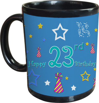 66% OFF on SajawatHomes 23rd Happy Birthday Coffee Ceramic Coffee Mug(350 ml) 66% OFF on SajawatHomes 23rd Happy Birthday Coffee Ceramic Coffee Mug(350 ml)