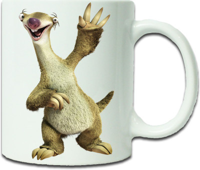 

Maison N Mode Hi Kangaroo Coffee Ceramic Mug(330 ml), Multicolor