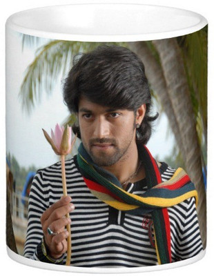 

Exoctic Silver Rocking Star Yash Series011 Ceramic Mug(300 ml), Multicolor
