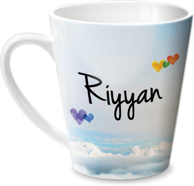 

Hot Muggs Simply Love You Riyyan Conical Ceramic Mug(350 ml)