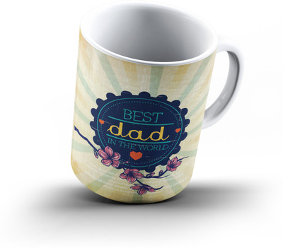 

Ucard Fathers Day475 Bone China, Ceramic, Porcelain Mug(325 ml), Multicolor