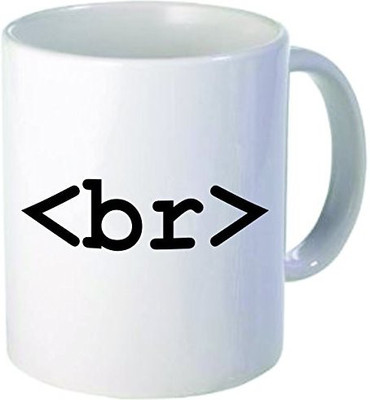 

Rikki Knight Knight Break-Tech Computer Humor-Funny Quotes Design 11 oz Ceramic Coffee Cups, White Ceramic Mug(60 ml), Multicolor