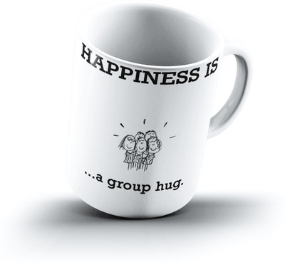 

Ucard Happiness Is2153 Bone China, Ceramic, Porcelain Mug(325 ml)