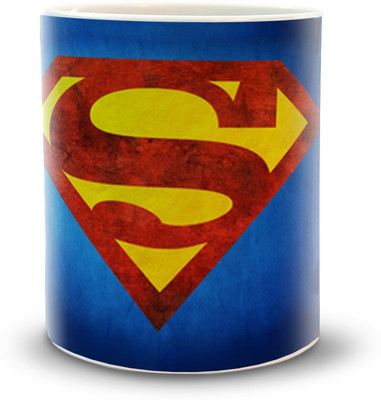 Shoppers Bucket SuperMan Ceramic Coffee Mug(300 ml)