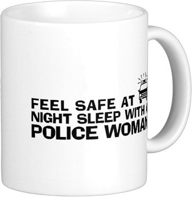 

Exoctic Silver Kya Idea Hai Sir Ji A001 Ceramic Mug(350 ml), Black;white