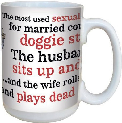 

Tree-Free Greetings Greetings lm43831 Hilarious Aunty Acid Doggie Style by The Backland Studio Ceramic, 15-Ounce Ceramic Mug(60 ml), Multicolor