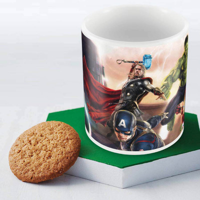 

Posterboy Avengers In Action Ceramic Mug(350 ml), Multicolor