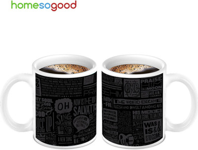 45% OFF on Homesogood Lots Of Chaos Ceramic Mug(280 ml, Pack of 2) 45% OFF on Homesogood Lots Of Chaos Ceramic Mug(280 ml, Pack of 2)