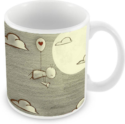 

Sleep Nature's SN-MG-2594 Ceramic Mug(350 ml), Multicolor