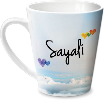 

Hot Muggs Simply Love You Sayali Conical Ceramic Mug(350 ml)