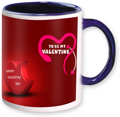

Heyworlds to be my valentine day gifts 234 Ceramic Mug(325 ml), Multicolor