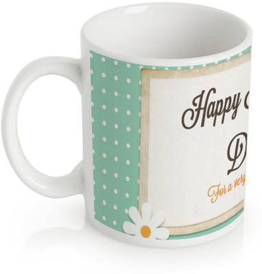 60% OFF on StyBuzz Happy Mothers Day Blue Porcelain Coffee Mug(300 ml)