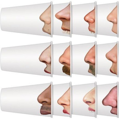 

GeekGoodies Nose Cup Paper Mug(200 ml, Pack of 20)