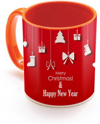 

SKY TRENDS New Year & Christmas Gift For Boyfriend Girlfriend Husband Wife Design COD035 Ceramic Mug(325 ml), Multicolor