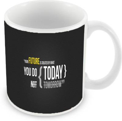 

Sleep Nature's SN-MG-997 Ceramic Mug(350 ml), Black