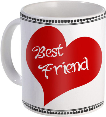 

SKY TRENDS Best Friend Gift for A Special Day Valentine Day Design (32) Ceramic Mug(320 ml), White
