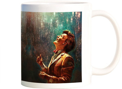 

Rangeele Inkers Sherlock Homles Art Painting Ceramic Mug(300 ml), Multicolor