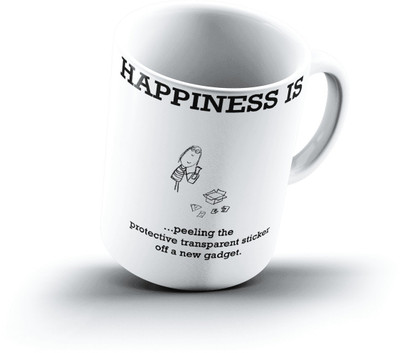 

Ucard Happiness Is2289 Bone China, Ceramic, Porcelain Mug(325 ml)
