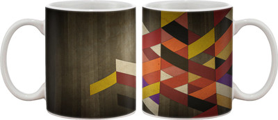 

Artifa Amazing Abstract Design Porcelain, Ceramic Mug(350 ml), Multicolor