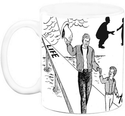 

EFW FATHER - ANYONE CAN BE A FATHER Ceramic Mug(325 ml), White