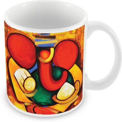 

Sleep Nature's SN-MG-2342 Ceramic Mug(350 ml), Multicolor